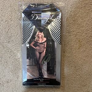 Dreamgirl Black Fishnet Lingerie